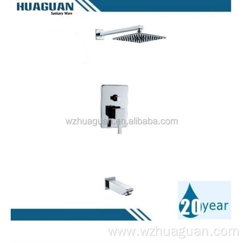 In Wall Square Concealed Shower Faucet